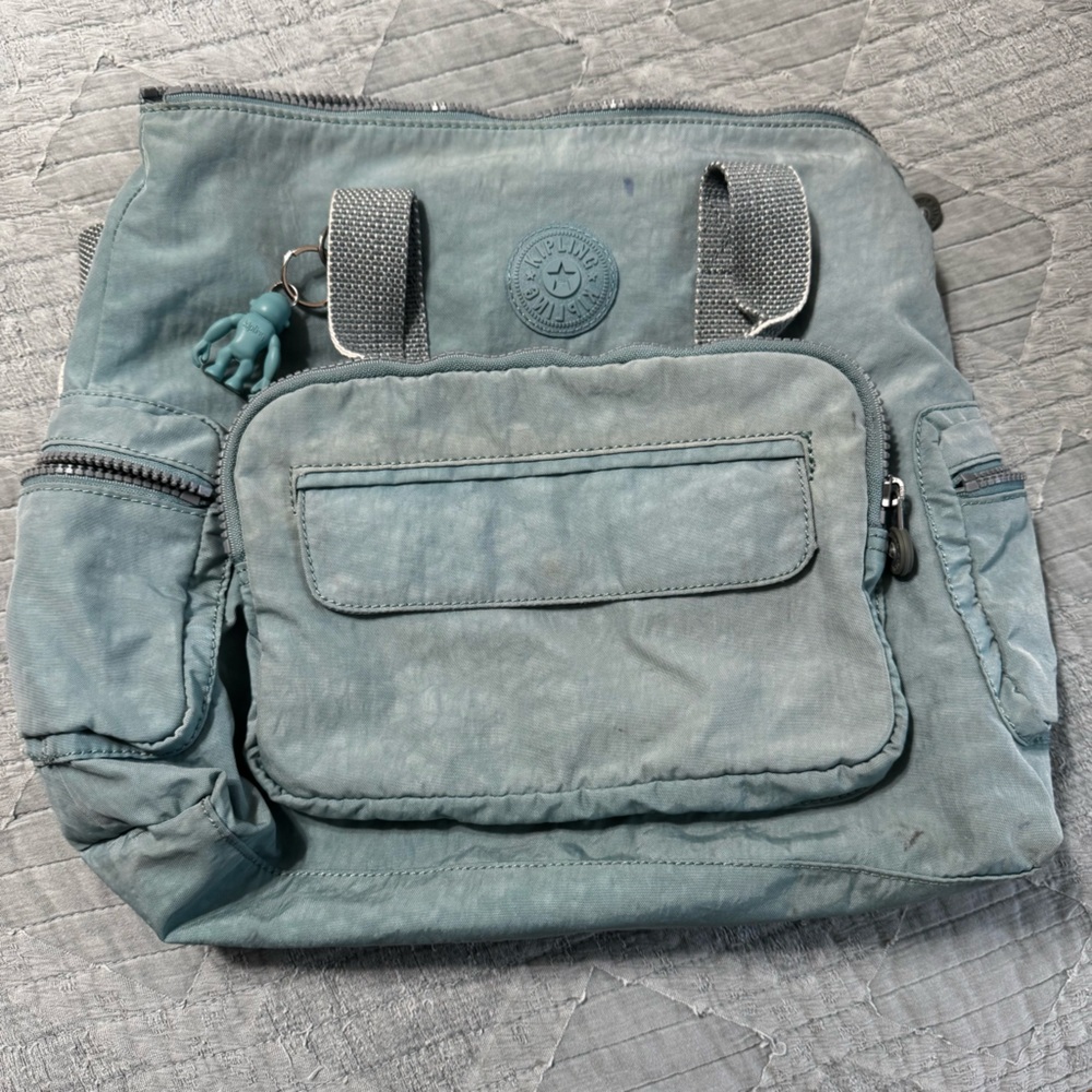 Kipling Alvy 2-In-1 Convertible Tote Bag Backpack Teal